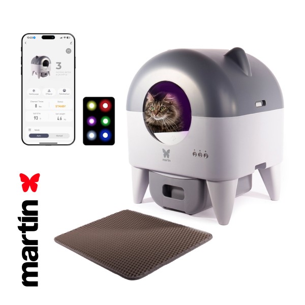 LITIERE AUTOMATIQUE pour chat 76L MARTIN SELLIER-DOGFRENCHTOUCH