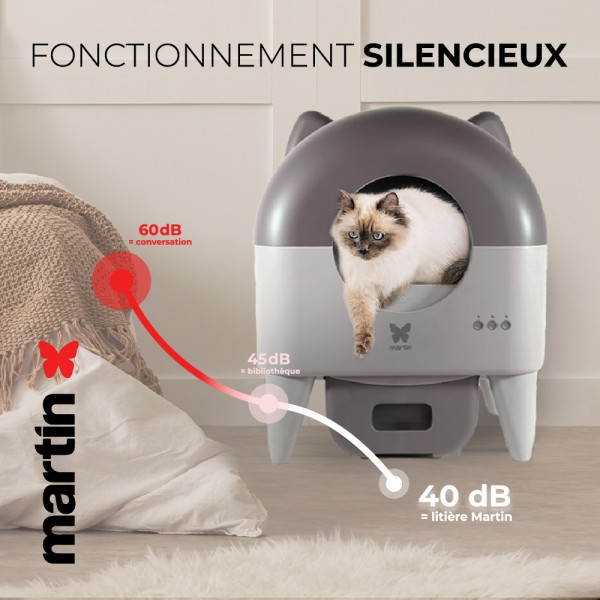LITIERE AUTOMATIQUE pour chat 76L MARTIN SELLIER-DOGFRENCHTOUCH