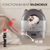 LITIERE AUTOMATIQUE pour chat 76L MARTIN SELLIER-DOGFRENCHTOUCH