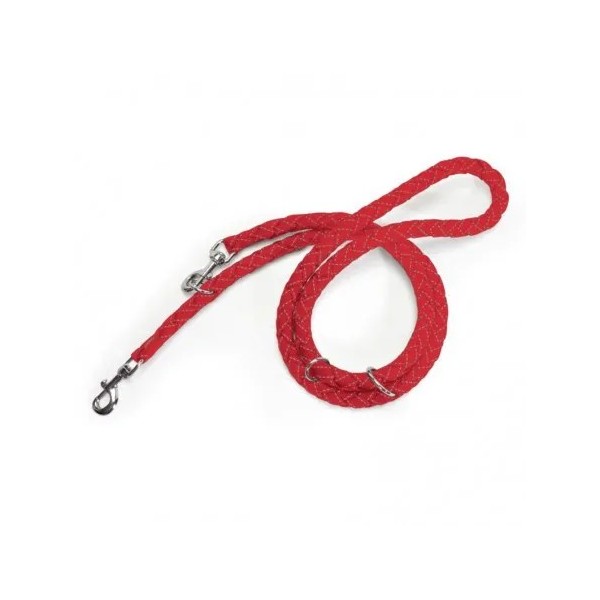 copy of Harnais chien en cuir noir avec strass double réglage CAMON