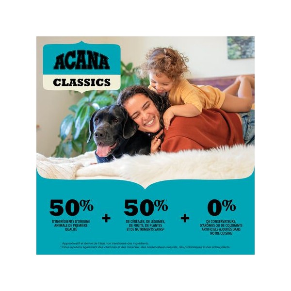 CROQUETTES pour chien ACANA DOG CLASSICS WILD COAST ACANA-DOGFRENCHTOUCH