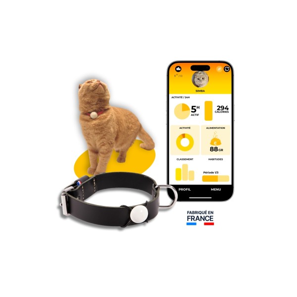 TRAQUEUR D'ACTIVITE pour chat MARTIN COACH MARTIN SELLIER-DOGFRENCHTOUCH