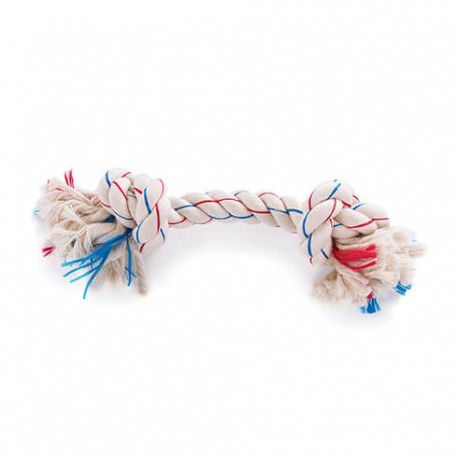 Jouet pour chien corde tricolore 16 cm MARTIN SELLIER