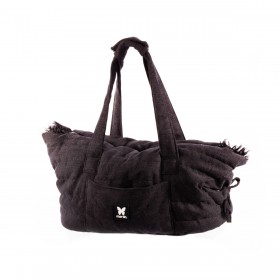 SAC DE TRANSPORT COUCHETTE pour chien collection TOUDOUDOU couleur noir MARTIN SELLIER-DOGFRENCHTOUCH