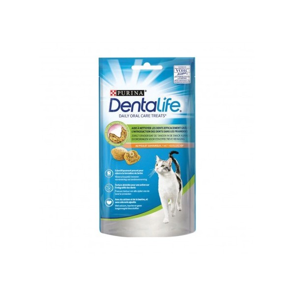 FRIANDISES DENTALIFE pour chat au poulet PURINA-DOGFRENCHTOUCH