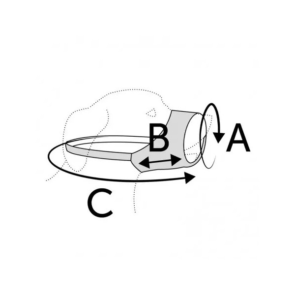 MUSELIERE pour chien en nylon noir TAILLE XS FLAMINGO-DOGFRENCHTOUCH