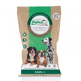 CROQUETTES pour chien ADULTE+ au poulet GRANDES RACES 14kg LUPUS EXPERT-DOGFRENCHTOUCH