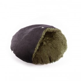 COUSSIN COUVERTURE DEHOUSSABLE pour chien ou chat collection TOUDOUDOU couleur kaki MARTIN SELLIER-DOGFRENCHTOUCH