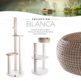 Arbre à chat Blanca double MARTIN SELLIER