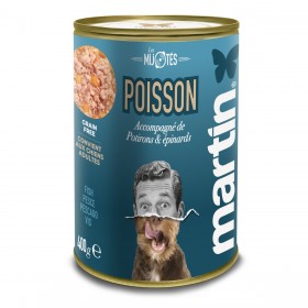 PATEE pour chien Mijotés de poisson 400g x 6 MARTIN FOOD MARTIN SELLIER-DOGFRENCHTOUCH