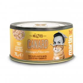 PATEE pour chat Mijotés de canard 70g x12 MARTIN FOOD MARTIN SELLIER-DOGFRENCHTOUCH