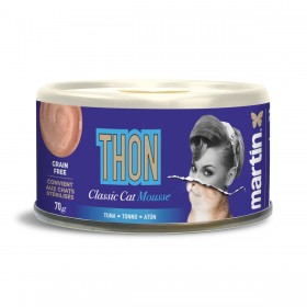 MOUSSE pour chat au thon 70gx12 MARTIN FOOD CLASSIC MARTIN SELLIER-DOGFRENCHTOUCH