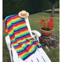 Drap de bain Arc-en-ciel DogFrenchTouch