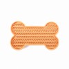 TAPIS DE LECHAGE pour chien forme os couleur jaune MARTIN SELLIER-DOGFRENCHTOUCH