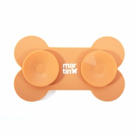 TAPIS DE LECHAGE pour chien forme os couleur jaune MARTIN SELLIER-DOGFRENCHTOUCH