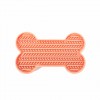 TAPIS DE LECHAGE pour chien forme os couleur rose MARTIN SELLIER-DOGFRENCHTOUCH