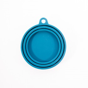 COUVERCLE de boîte de conserve pour chien couleur bleu MARTIN SELLIER