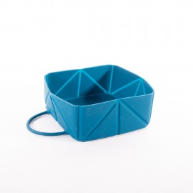 GAMELLE PLIABLE pour chien et chat couleur bleu MARTIN SELLIER-DOGFRENCHTOUCH