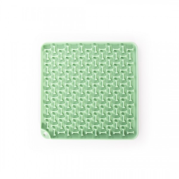 TAPIS DE LECHAGE pour chien CARRE couleur vert MARTIN SELLIER-DOGFRENCHTOUCH