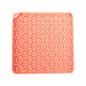 TAPIS DE LECHAGE pour chien CARRE couleur rose MARTIN SELLIER-DOGFRENCHTOUCH