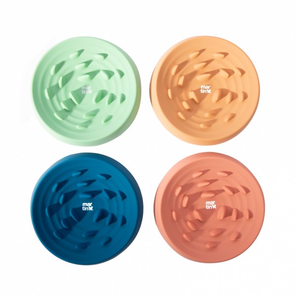 GAMELLE ANTI GLOUTON pour chien et chat couleur bleu MARTIN SELLIER-DOGFRENCHTOUCH