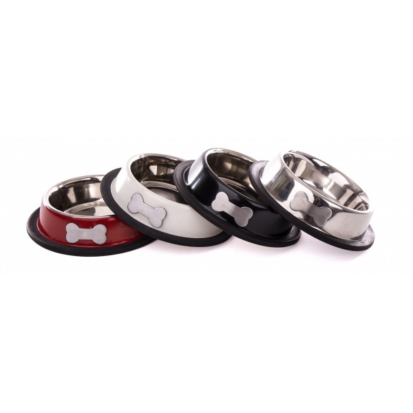 GAMELLES INOX pour chien LOT DE 4 motif os MARTIN SELLIER-DOGFRENCHTOUCH