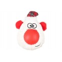 Lot de 3 peluches de Noël avec balle sonore pour chien FLAMINGO