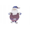 Lot de 2 peluches Père Noël et Bonhomme de neige Flamingo