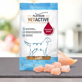 CROQUETTES pour chien VetActive Light au poulet PLATINUM-DOGFRENCHTOUCH