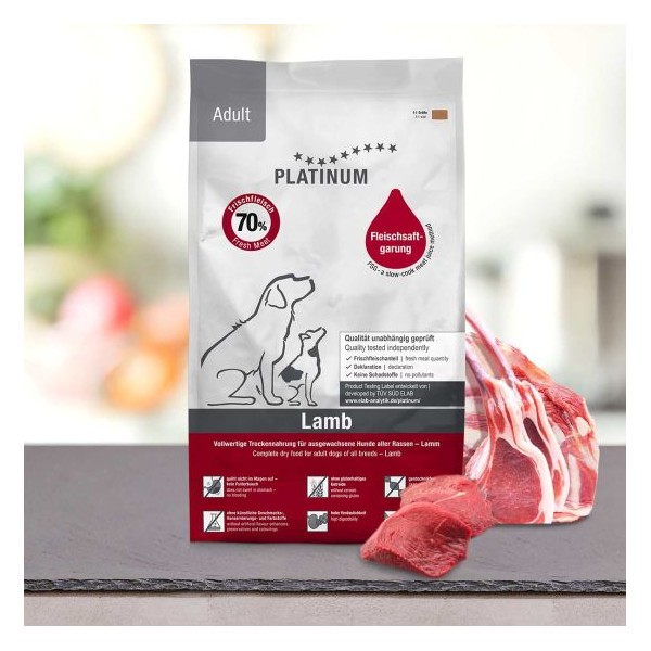 CROQUETTES pour chien MINI à l'agneau 900g PLATINUM-DOGFRENCHTOUCH