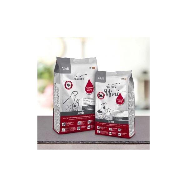 CROQUETTES pour chien MINI à l'agneau 900g PLATINUM-DOGFRENCHTOUCH