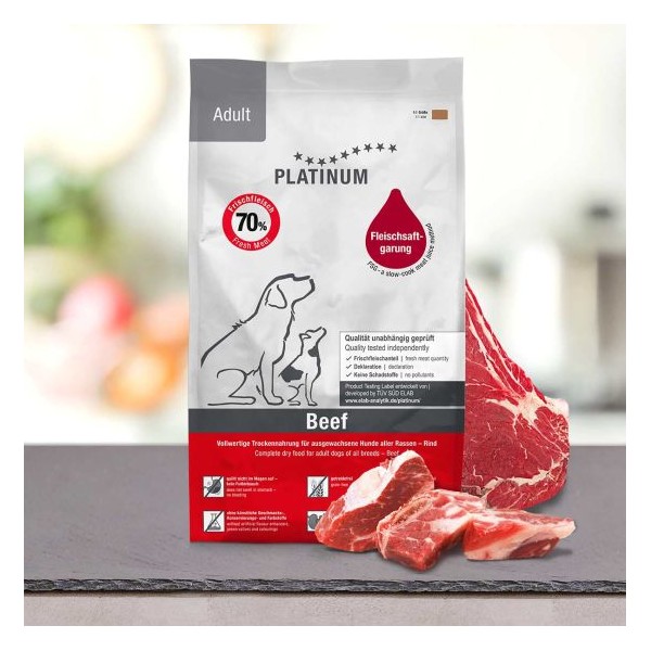 CROQUETTES pour chien MINI au boeuf 900g PLATINUM-DOGFRENCHTOUCH