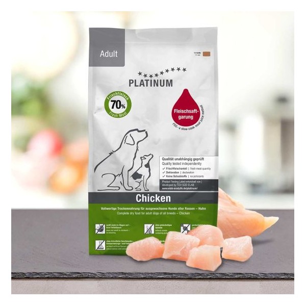 CROQUETTES pour chien MINI au poulet 900g PLATINUM-DOGFRENCHTOUCH