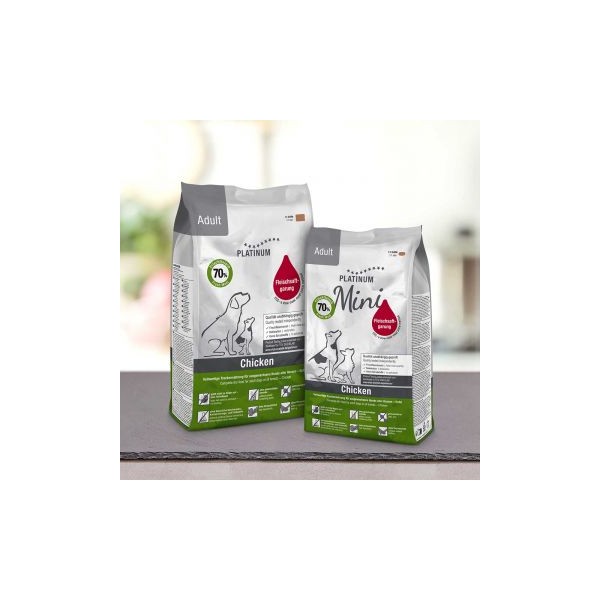 CROQUETTES pour chien MINI au poulet 900g PLATINUM-DOGFRENCHTOUCH