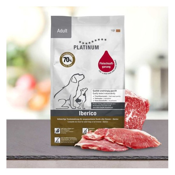 CROQUETTES pour chien MINI au porc ibérique 900g PLATINUM-DOGFRENCHTOUCH