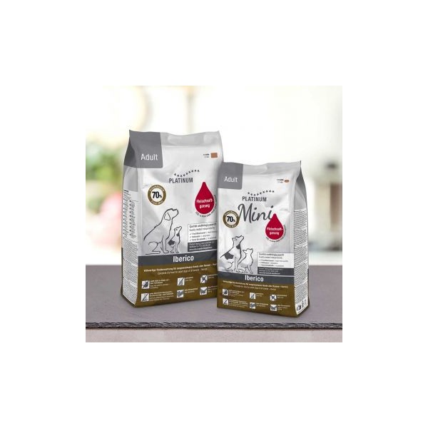 CROQUETTES pour chien MINI au porc ibérique 900g PLATINUM-DOGFRENCHTOUCH