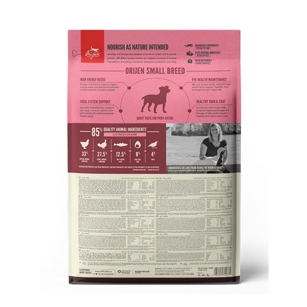 CROQUETTES pour chien DOG SMALL BREED ORIJEN-DOGFRENCHTOUCH