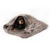 SAC DE COUCHAGE POLAIRE pour chien et chat Collection DOUDOUZEN couleur marron MARTIN SELLIER-DOGFRENCHTOUCH