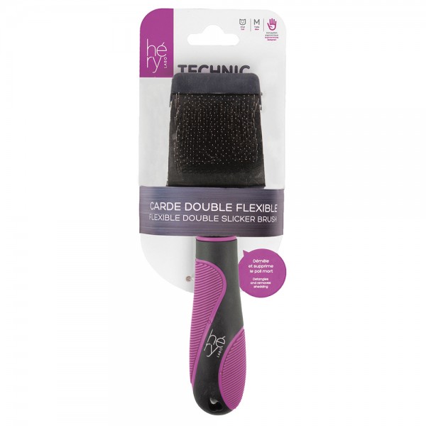 CARDE DOUBLE FLEXIBLE pour chat TECHNIC HERY-DOGFRENCHTOUCH