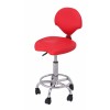 SIEGE ROULETTES AVEC DOSSIER CONFORT couleur rouge VIVOG-DOGFRENCHTOUCH