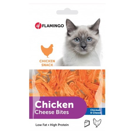 Friandise pour chat au poulet et fromage FLAMINGO