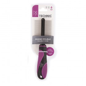 PEIGNE DOUBLE pour chat TAILLE MEDIUM TECHNIC HERY-DOGFRENCHTOUCH
