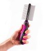 PEIGNE DOUBLE pour chat TAILLE MEDIUM TECHNIC HERY-DOGFRENCHTOUCH