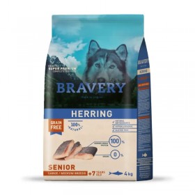 CROQUETTES SUPER PREMIUM pour chien MEDIUM LARGE SENIOR HERRING BRAVERY-DOGFRENCHTOUCH
