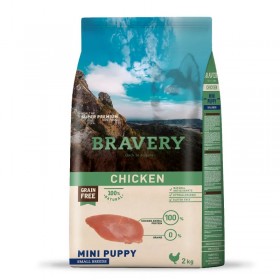 CROQUETTES SUPER PREMIUM pour chiot MINI PUPPY CHICKEN BRAVERY-DOGFRENCHTOUCH