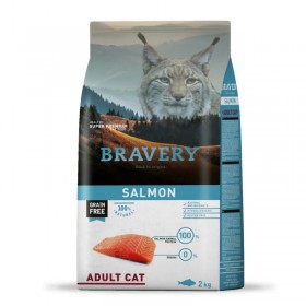 CROQUETTES SUPER PREMIUM pour chat ADULT SALMON BRAVERY-DOGFRENCHTOUCH