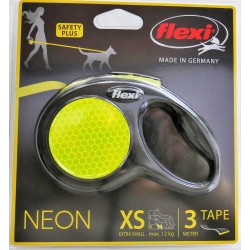 LAISSE RETRACTABLE REFLECHISSANTE pour chien FLEXI - DOGFRENCHTOUCH