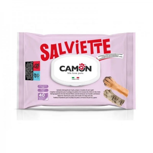 copy of 100 lingettes nettoyantes chien et chat CAMON