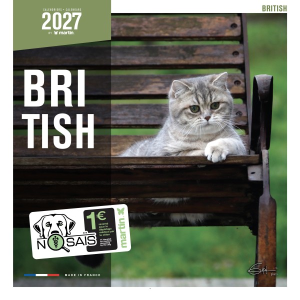 copy of Calendrier chien 2023-2024 Bouledogue français MARTIN SELLIER