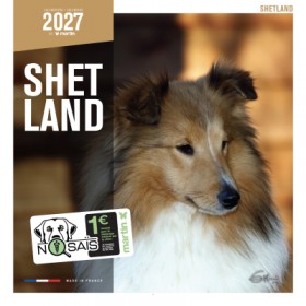 CALENDRIER chien 2027 SHETLAND MARTIN SELLIER-DOGFRENCHTOUCH